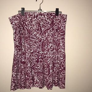 Ann Taylor Loft stretch pull on skirt,  sz. L NWT.